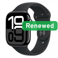 Apple Renewed Grade C | Apple Watch Series 10 LTE 46mm | Jet Black Apple Renewed Grade C | Apple Watch Series 10 LTE 46mm | Jet Black