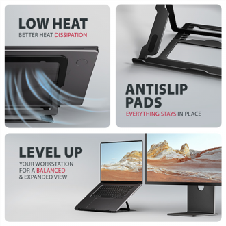 AXAGON STND-LAB stand for laptops and tablets | Adjustable Height, Angle | 10-17.3 AXAGON STND-LAB stand for laptops and tablets | Adjustable Height, Angle | 10-17.3
