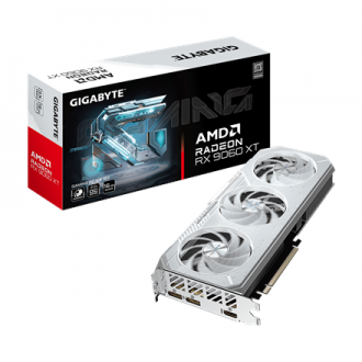 Gigabyte Radeon RX 9060 XT GAMING OC ICE 16G | AMD | 16 GB | Radeon RX 9060 XT | GDDR6 | HDMI ports quantity 1 | PCI-E 5.0 Gigabyte Radeon RX 9060 XT GAMING OC ICE 16G | AMD | 16 GB | Radeon RX 9060 XT | GDDR6 | HDMI ports quantity 1 | PCI-E 5.0