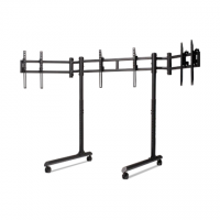 Next Level Racing Floor stand | Round Tube Freestanding Single Monitor Stand | Up to 3x43 Next Level Racing Floor stand | Round Tube Freestanding Single Monitor Stand | Up to 3x43