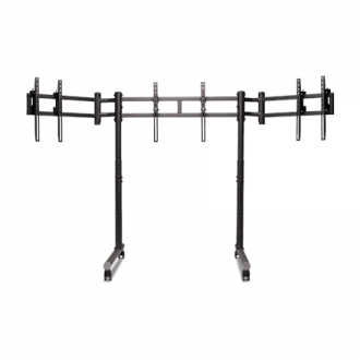 Next Level Racing Floor stand | Round Tube Freestanding Single Monitor Stand | Up to 3x43 Next Level Racing Floor stand | Round Tube Freestanding Single Monitor Stand | Up to 3x43