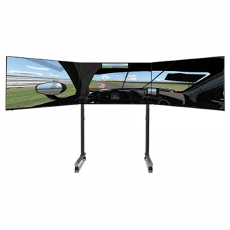 Next Level Racing Floor stand | Round Tube Freestanding Single Monitor Stand | Up to 3x43 Next Level Racing Floor stand | Round Tube Freestanding Single Monitor Stand | Up to 3x43