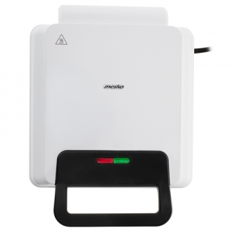 Mesko Waffle Maker | MS 3091 | 1800 W | Number of pastry 2 | Belgium | White Mesko Waffle Maker | MS 3091 | 1800 W | Number of pastry 2 | Belgium | White