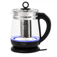 Adler | Kettle | AD 1299 | Electric | 2200 W | 1.5 L | Glass | 360 rotational base | Black Adler | Kettle | AD 1299 | Electric | 2200 W | 1.5 L | Glass | 360 rotational base | Black