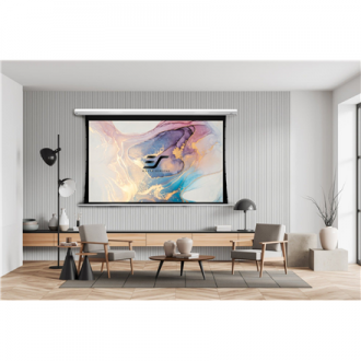 Elite Screens Electric Projection Screen, White | SKT150XHW2 | Diagonal 150 