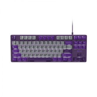 Fury | Kanabo K2 | Gaming Keyboard | Wired | US | Linear | Gray/Purple Fury | Kanabo K2 | Gaming Keyboard | Wired | US | Linear | Gray/Purple