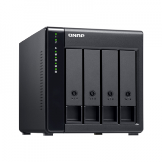QNAP High-performance Desktop SATA 6Gbps JBOD Storage Enclosure | TL-D400S | Black QNAP High-performance Desktop SATA 6Gbps JBOD Storage Enclosure | TL-D400S | Black