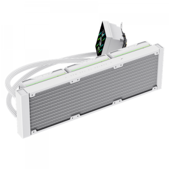Gamemax CPU Liquid Cooler | HAILSTORM 360 LCD WH | White Gamemax CPU Liquid Cooler | HAILSTORM 360 LCD WH | White