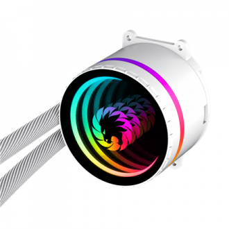 Gamemax CPU Liquid Cooler | ICEBURG 120 WT | White Gamemax CPU Liquid Cooler | ICEBURG 120 WT | White