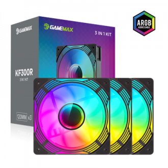 Gamemax Case Fan | KF300R BK | Black Gamemax Case Fan | KF300R BK | Black