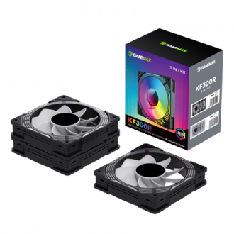 Gamemax Case Fan | KF300R BK | Black Gamemax Case Fan | KF300R BK | Black