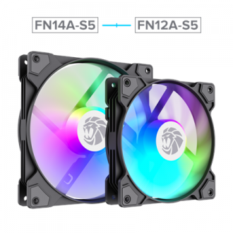 Gamemax Case Fan | FN14A-S5 | Black Gamemax Case Fan | FN14A-S5 | Black