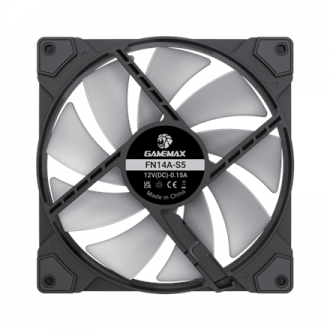 Gamemax Case Fan | FN14A-S5 | Black Gamemax Case Fan | FN14A-S5 | Black
