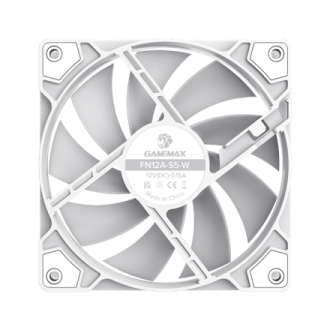 Gamemax Case Fan | FN12A-S5-W | White Gamemax Case Fan | FN12A-S5-W | White
