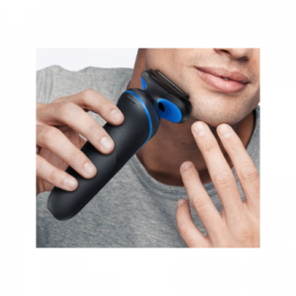 Braun Electric Shaver | Series 5 52-B1000s | Operating time (max) 50 min | Wet & Dry | Lithium Ion | Black/Blue Braun Electric Shaver | Series 5 52-B1000s | Operating time (max) 50 min | Wet & Dry | Lithium Ion | Black/Blue