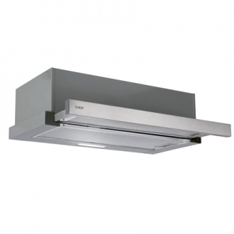 Candy Hood | CBT625/2X/1 | Telescopic | Energy efficiency class B | Width 60 cm | 332 m /h | Mechanical | LED | Stainless steel