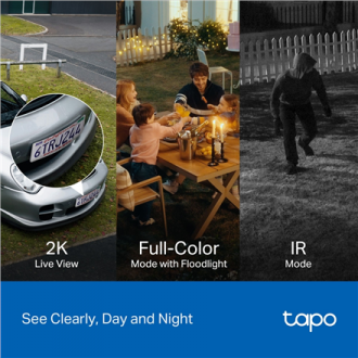TP-LINK | Tapo C710 | Pan/Tilt Security Floodlight Camera | 3 MP | F/2.0 | IP65 | H.264 | microSD up to 512 GB TP-LINK | Tapo C710 | Pan/Tilt Security Floodlight Camera | 3 MP | F/2.0 | IP65 | H.264 | microSD up to 512 GB
