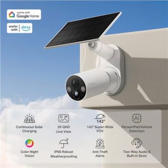 TP-LINK | C425 KIT | Solar-Powered Security Camera Kit | Bullet | 4 MP | F/2.1 | H.264 | microSD, Max. 512GB TP-LINK | C425 KIT | Solar-Powered Security Camera Kit | Bullet | 4 MP | F/2.1 | H.264 | microSD, Max. 512GB