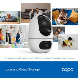 TP-LINK | Tapo C245D | Dual Lens Pan/Tilt Security Camera | Dome | 3 MP | 3.1mm/F1.6 | MicroSD Card up to 512 GB TP-LINK | Tapo C245D | Dual Lens Pan/Tilt Security Camera | Dome | 3 MP | 3.1mm/F1.6 | MicroSD Card up to 512 GB