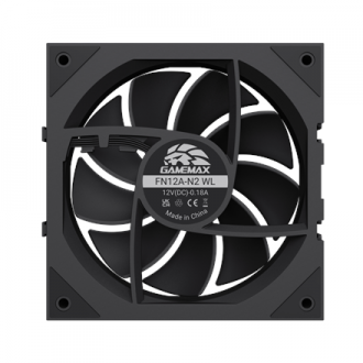 Gamemax FN12A-N2 WL | Case fan | Black Gamemax FN12A-N2 WL | Case fan | Black