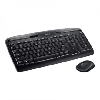 Logitech MK330 | Keyboard and Mouse Set | Wireless | Mouse included | US International | Black