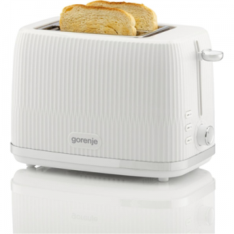 Gorenje Toaster | T850DPW | Number of slots 2 | Housing material Plastic | White Gorenje Toaster | T850DPW | Number of slots 2 | Housing material Plastic | White