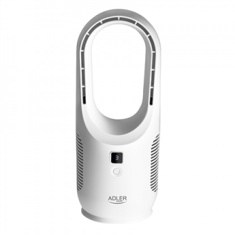 Adler Bladeless Rechargeable Fan | AD 7343 | Desk Fan | Diameter 14 cm | Number of speeds 3 | White Adler Bladeless Rechargeable Fan | AD 7343 | Desk Fan | Diameter 14 cm | Number of speeds 3 | White
