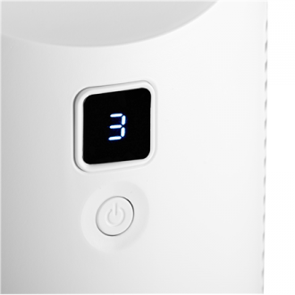 Adler Bladeless Rechargeable Fan | AD 7343 | Desk Fan | Diameter 14 cm | Number of speeds 3 | White Adler Bladeless Rechargeable Fan | AD 7343 | Desk Fan | Diameter 14 cm | Number of speeds 3 | White