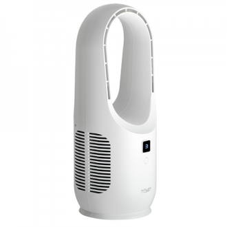 Adler Bladeless Rechargeable Fan | AD 7343 | Desk Fan | Diameter 14 cm | Number of speeds 3 | White Adler Bladeless Rechargeable Fan | AD 7343 | Desk Fan | Diameter 14 cm | Number of speeds 3 | White