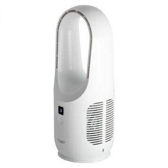 Adler Bladeless Rechargeable Fan | AD 7343 | Desk Fan | Diameter 14 cm | Number of speeds 3 | White Adler Bladeless Rechargeable Fan | AD 7343 | Desk Fan | Diameter 14 cm | Number of speeds 3 | White