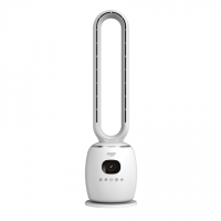 Adler Bladeless Fan | AD 7344 | Tower Fan | 60 W | Diameter 23 cm | Number of speeds 3 | Oscillation | Remote control | White