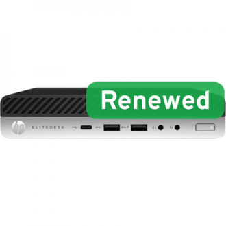 HP Renewed Grade A | EliteDesk 800 G3 DM | Intel Core i5 | i5 7500 | 16 GB | NVMe | 256 GB | Intel HD Graphics 630 | Windows 11 