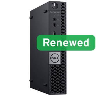 DELL Renewed Grade A | OptiPlex 7060 Micro | Intel Core i5 | i5 8500T | 8 GB | SSD | 256 GB | Intel UHD Graphics 630 | Windows 1 DELL Renewed Grade A | OptiPlex 7060 Micro | Intel Core i5 | i5 8500T | 8 GB | SSD | 256 GB | Intel UHD Graphics 630 | Windows 1