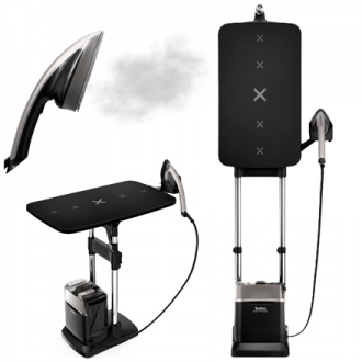 TEFAL All-in-One Garment Steamer | QT2028 | Stand Steamer | 2170 W | 100 g/min | 1.1 L | Premium Silver TEFAL All-in-One Garment Steamer | QT2028 | Stand Steamer | 2170 W | 100 g/min | 1.1 L | Premium Silver