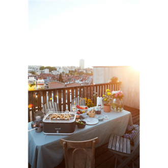 Barbecook Charcoal Table Grill Carlo, 44 x 33 x 21 cm | BC-CHA-1015 | Urban Grey Barbecook Charcoal Table Grill Carlo, 44 x 33 x 21 cm | BC-CHA-1015 | Urban Grey