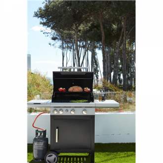 Barbecook Gas Barbecue with Side Burner Spring 3212, 133 x 58 x 115 cm | BC-GAS-2003 Barbecook Gas Barbecue with Side Burner Spring 3212, 133 x 58 x 115 cm | BC-GAS-2003