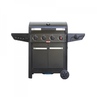 Barbecook Gas Barbecue Luca 412 with Cabinet and Sideburner, 145.4 x 60.3 x 112.3 cm | BC-GAS-3100 Barbecook Gas Barbecue Luca 412 with Cabinet and Sideburner, 145.4 x 60.3 x 112.3 cm | BC-GAS-3100