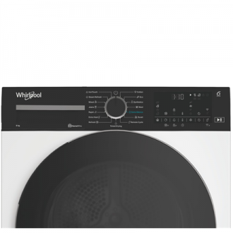Whirlpool Dryer Machine | WP B8X WBS EE | Energy efficiency class B | Front loading | 8 kg | Digital | Depth 67.4 cm | White | S Whirlpool Dryer Machine | WP B8X WBS EE | Energy efficiency class B | Front loading | 8 kg | Digital | Depth 67.4 cm | White | S
