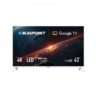 Blaupunkt | 4K TV | 43UBG6010S | 43 | Smart TV | Google TV | UHD | White Blaupunkt | 4K TV | 43UBG6010S | 43 | Smart TV | Google TV | UHD | White