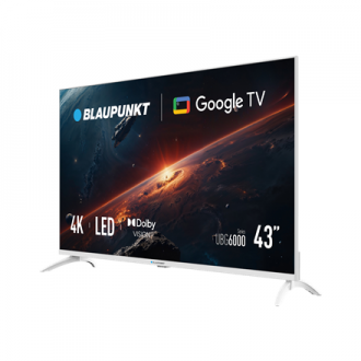 Blaupunkt | 4K TV | 43UBG6010S | 43 | Smart TV | Google TV | UHD | White Blaupunkt | 4K TV | 43UBG6010S | 43 | Smart TV | Google TV | UHD | White