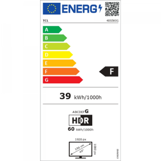 TCL QLED TV | 40S5K | 40 | Smart TV | Android TV | FHD | Black TCL QLED TV | 40S5K | 40 | Smart TV | Android TV | FHD | Black