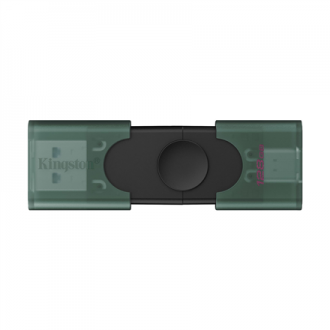 Kingston DataTraveler Duo | 128 GB | USB 3.2 Gen 1 | Black/Green Kingston DataTraveler Duo | 128 GB | USB 3.2 Gen 1 | Black/Green