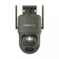 Reolink 4G LTE Dual-Lens Battery Security Camera | Trackmix Series G770 Camouflage | PTZ | 8 MP | F2.8mm/F1.6, F8mm/F1.6 | IP65 