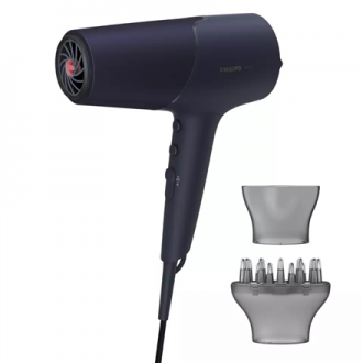 Philips | Hair Dryer | BHD510/00 | 2300 W | Number of temperature settings 3 | Ionic function | Diffuser nozzle | Blue/Metal Philips | Hair Dryer | BHD510/00 | 2300 W | Number of temperature settings 3 | Ionic function | Diffuser nozzle | Blue/Metal