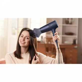 Philips | Hair Dryer | BHD510/00 | 2300 W | Number of temperature settings 3 | Ionic function | Diffuser nozzle | Blue/Metal Philips | Hair Dryer | BHD510/00 | 2300 W | Number of temperature settings 3 | Ionic function | Diffuser nozzle | Blue/Metal