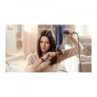 Philips | Hair Dryer | BHD510/00 | 2300 W | Number of temperature settings 3 | Ionic function | Diffuser nozzle | Blue/Metal Philips | Hair Dryer | BHD510/00 | 2300 W | Number of temperature settings 3 | Ionic function | Diffuser nozzle | Blue/Metal