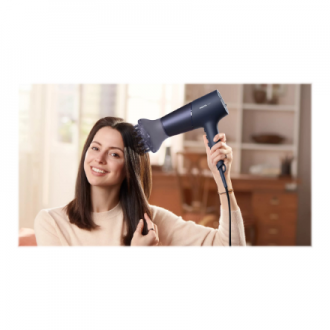 Philips | Hair Dryer | BHD510/00 | 2300 W | Number of temperature settings 3 | Ionic function | Diffuser nozzle | Blue/Metal Philips | Hair Dryer | BHD510/00 | 2300 W | Number of temperature settings 3 | Ionic function | Diffuser nozzle | Blue/Metal