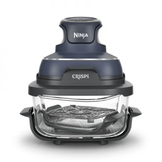 NINJA | 4-in-1 Portable Glass Air Fryer | FN101EUGY Crispi | Power 1700 W | Capacity 3.8 L | Blue/Black NINJA | 4-in-1 Portable Glass Air Fryer | FN101EUGY Crispi | Power 1700 W | Capacity 3.8 L | Blue/Black