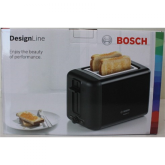 SALE OUT. | Bosch DesignLine Toaster | TAT3P423 | Power 970 W | Number of slots 2 | Housing material Stainless steel | Black | D SALE OUT. | Bosch DesignLine Toaster | TAT3P423 | Power 970 W | Number of slots 2 | Housing material Stainless steel | Black | D