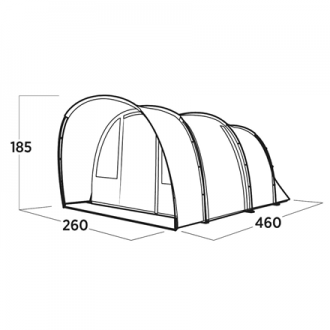 Easy Camp Tent | Skarvan 4 | 4 person(s) | Blue Easy Camp Tent | Skarvan 4 | 4 person(s) | Blue